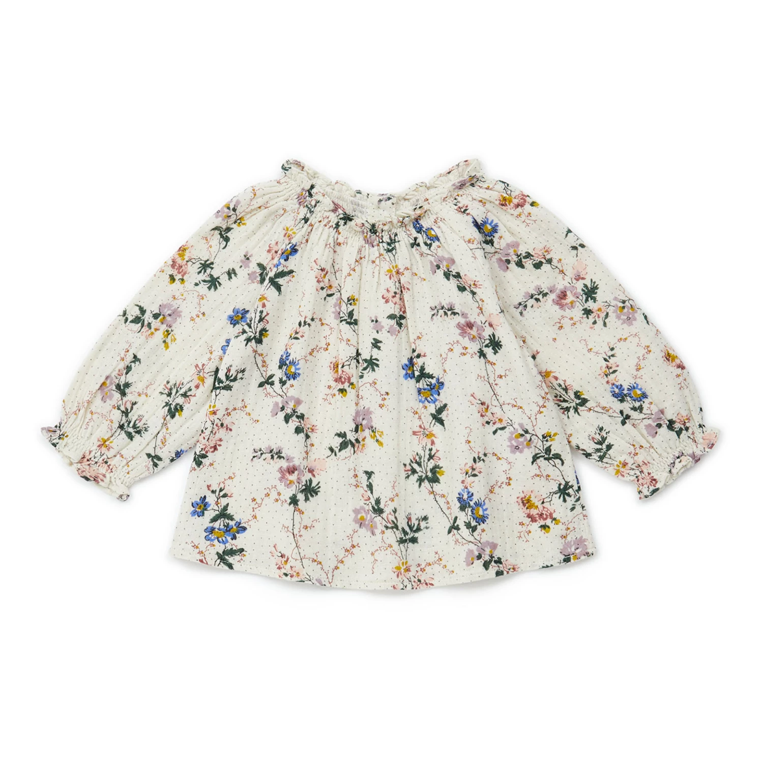 Simba Organic Cotton Muslin Blouse Ecru Bonton Fashion Baby 1 Simba Organic Cotton Muslin Blouse Ecru Bonton Fashion Baby