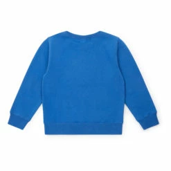 Slow Boy Organic Cotton Sweatshirt Blue Bonton Fashion Children -Bonton Best Sales slow boy organic cotton sweatshirt blue bonton fashion children 2