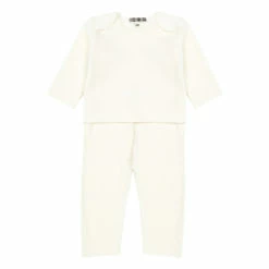 Soft Fleece 2-Piece Set Blanc/Écru Bonton Fashion Baby