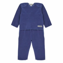 Soft Fleece 2-Piece Set Navy blue Bonton Fashion Baby