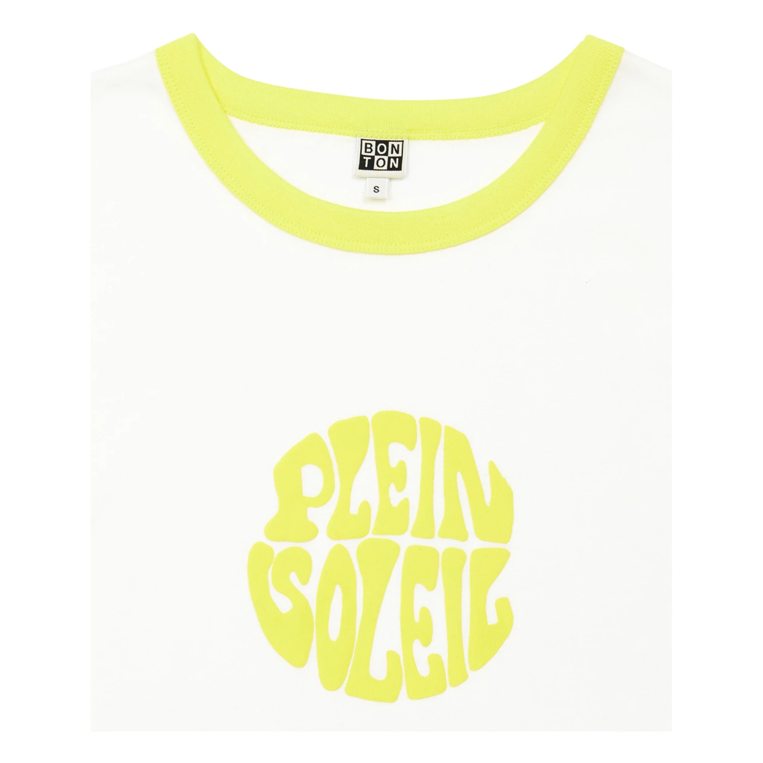 Soleil Organic Cotton T-shirt - Women's Collection - Ecru Bonton Fashion Adult 2 Soleil Organic Cotton T-shirt - Women's Collection - Ecru Bonton Fashion Adult - Image 2