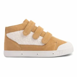 Spring Court x Bonton Exclusive - Fur-Lined Sneakers Camel Bonton Shoes Children