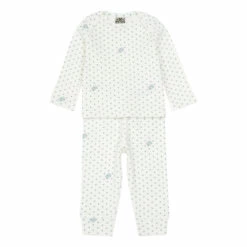 Star Crop Top + Leggings Light blue Bonton Fashion Baby