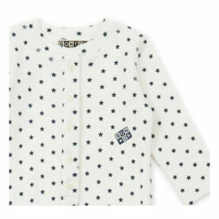 Star Footed Pyjamas Ecru Bonton Fashion Baby -Bonton Best Sales star footed pyjamas ecru bonton fashion baby 2