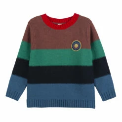 Striped Jumper Caramel Bonton Fashion Children
