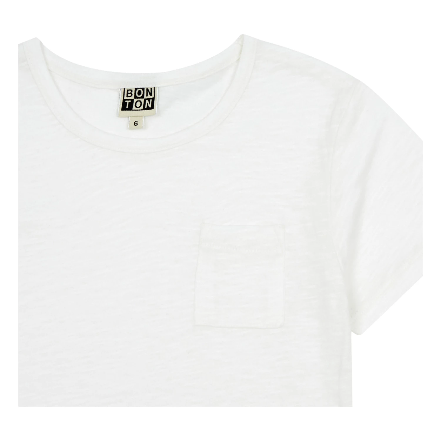 Teddy Organic Cotton T-shirt Ecru Bonton Fashion Children 2 Teddy Organic Cotton T-shirt Ecru Bonton Fashion Children - Image 2