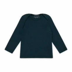 Tina Organic Cotton T-shirt Dark green Bonton Fashion Baby