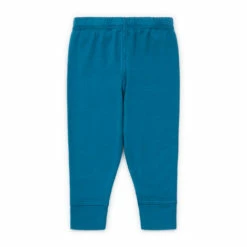 Tino Organic Cotton Leggings Peacock blue Bonton Fashion Baby