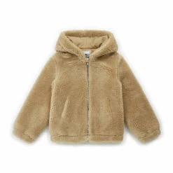 Tirolesa Faux Fur Jacket Camel Bonton Fashion Children