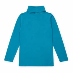 Titou Organic Cotton Turtleneck Peacock blue Bonton Fashion Children -Bonton Best Sales titou organic cotton turtleneck peacock blue bonton fashion children 2