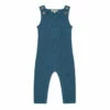 Wool and Minota Cotton Dungarees Blue Bonton Fashion Baby