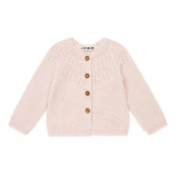 Woollen Cardigan Pale pink Bonton Fashion Baby