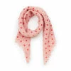 Woollen Heart Scarf Pale pink Bonton Fashion Children