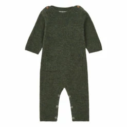 Woollen Jumpsuit Khaki Bonton Fashion Baby