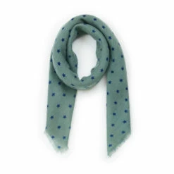 Woollen Star Scarf Blue Bonton Fashion Children